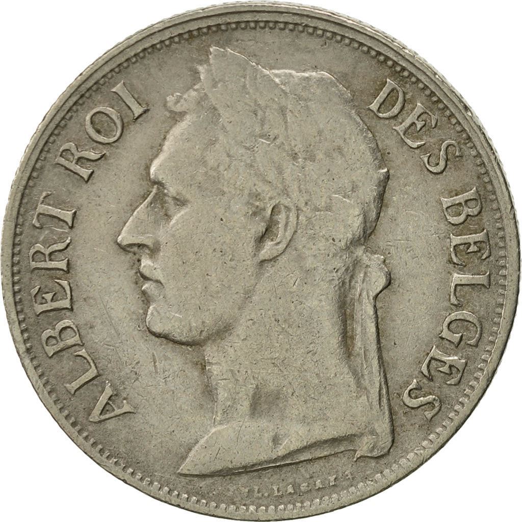 Belgian Congo | 1 Franc Coin | Palm tree | Km:20 | 1920 - 1930