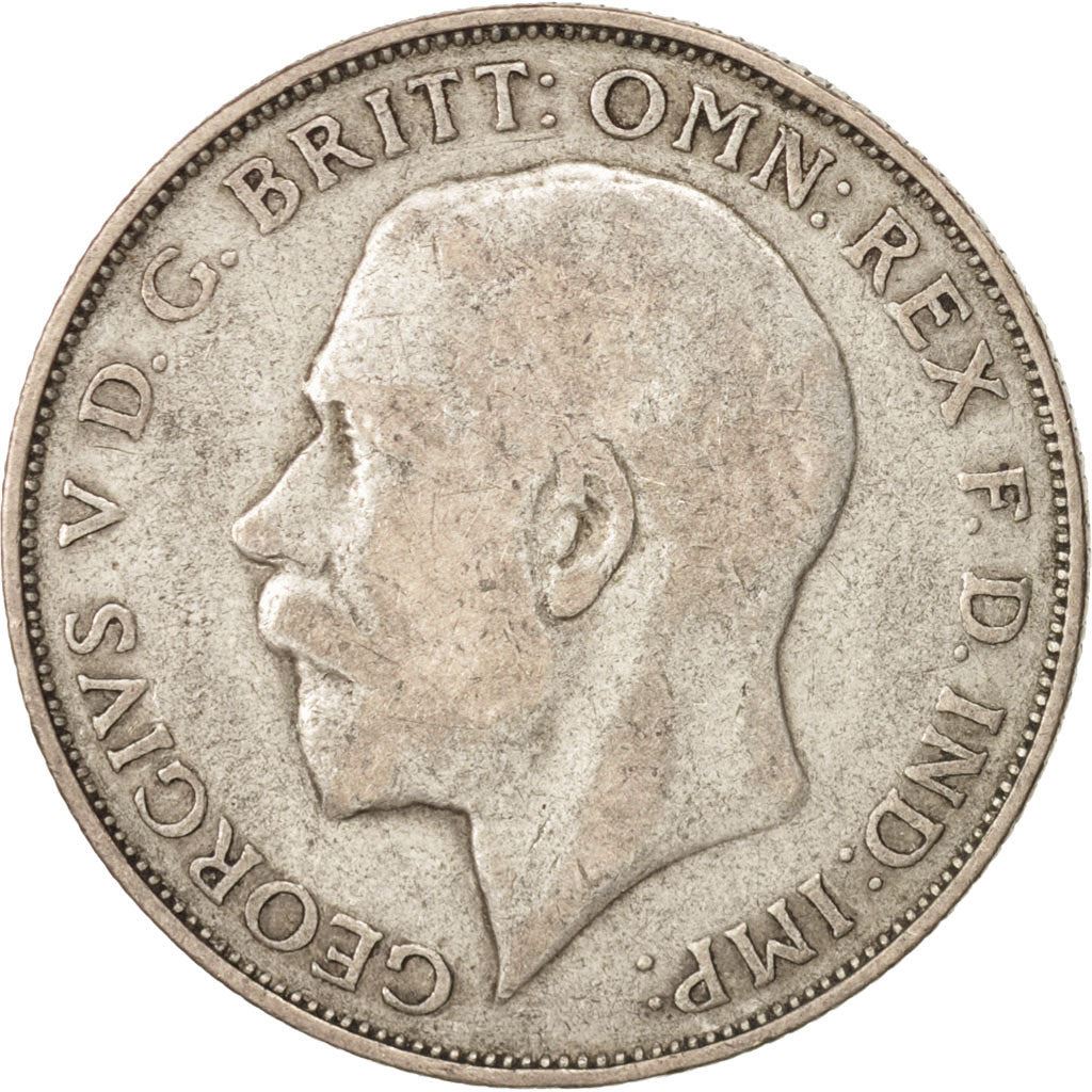 United Kingdom | 1 Florin Coin | George V | Km:817A | F-VF | 1920 - 1926