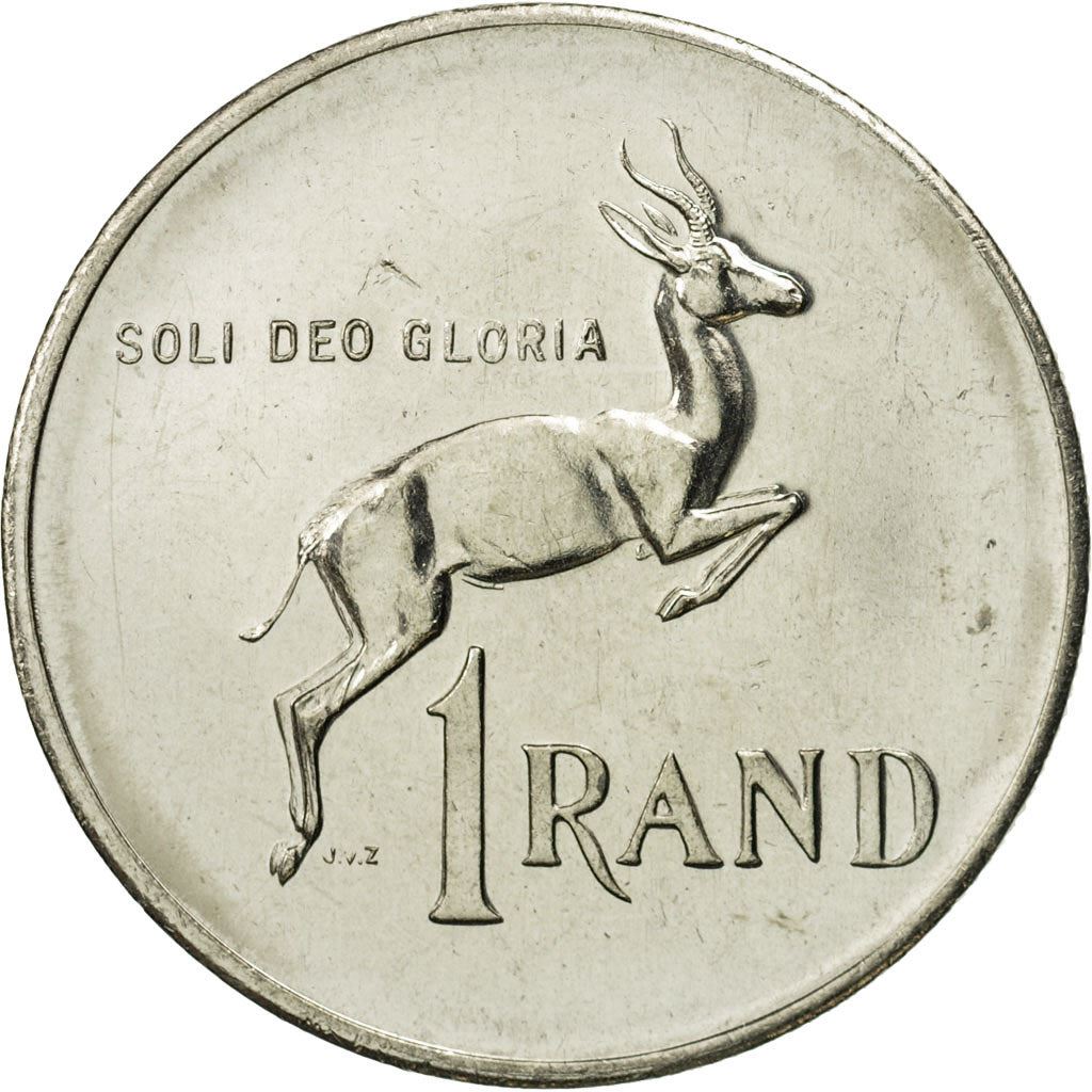 South Africa 1 Rand Coin | Balthazar J. Vorster | KM115 | 1982