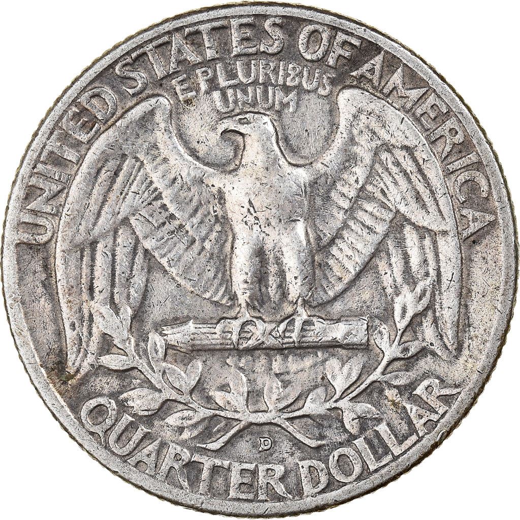 アメリカ合衆国 | 1/4ドル硬貨 | ジョージ・ワシントン | KM:164 | 1932年 - 1964年