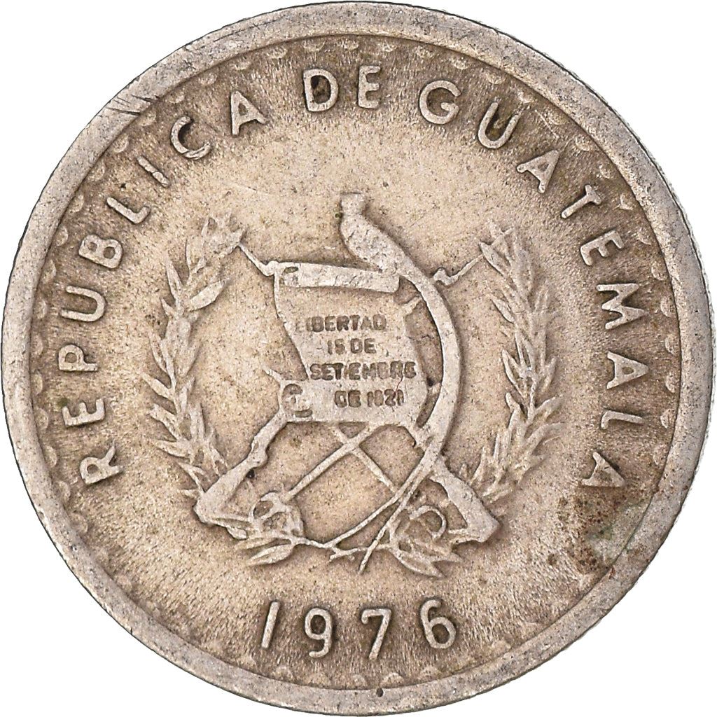 Guatemala | 5 Centavos Coin | Kapok Tree | Km:270 | 1971 - 1977