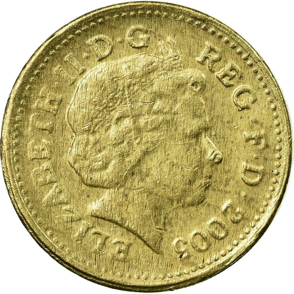 United Kingdom | 1 Pound Coin | Menai Bridge | Km:1051 | 2005