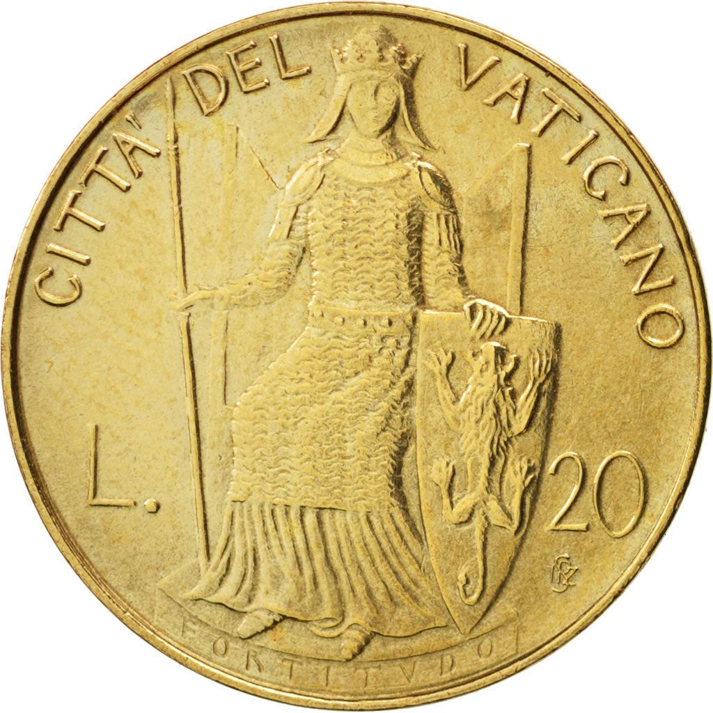 Vatican City | 20 Lire Coin | John Paul II | Km:144 | 1979 - 1980