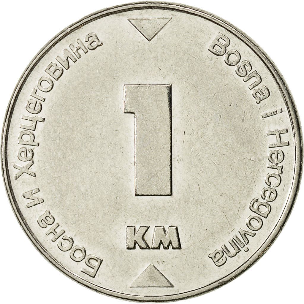 Bosnia and Herzegovina | 1 Konvertibilna Marka Coin | Coat of arms of Bosnia | Km:118 | 2000 - 2025