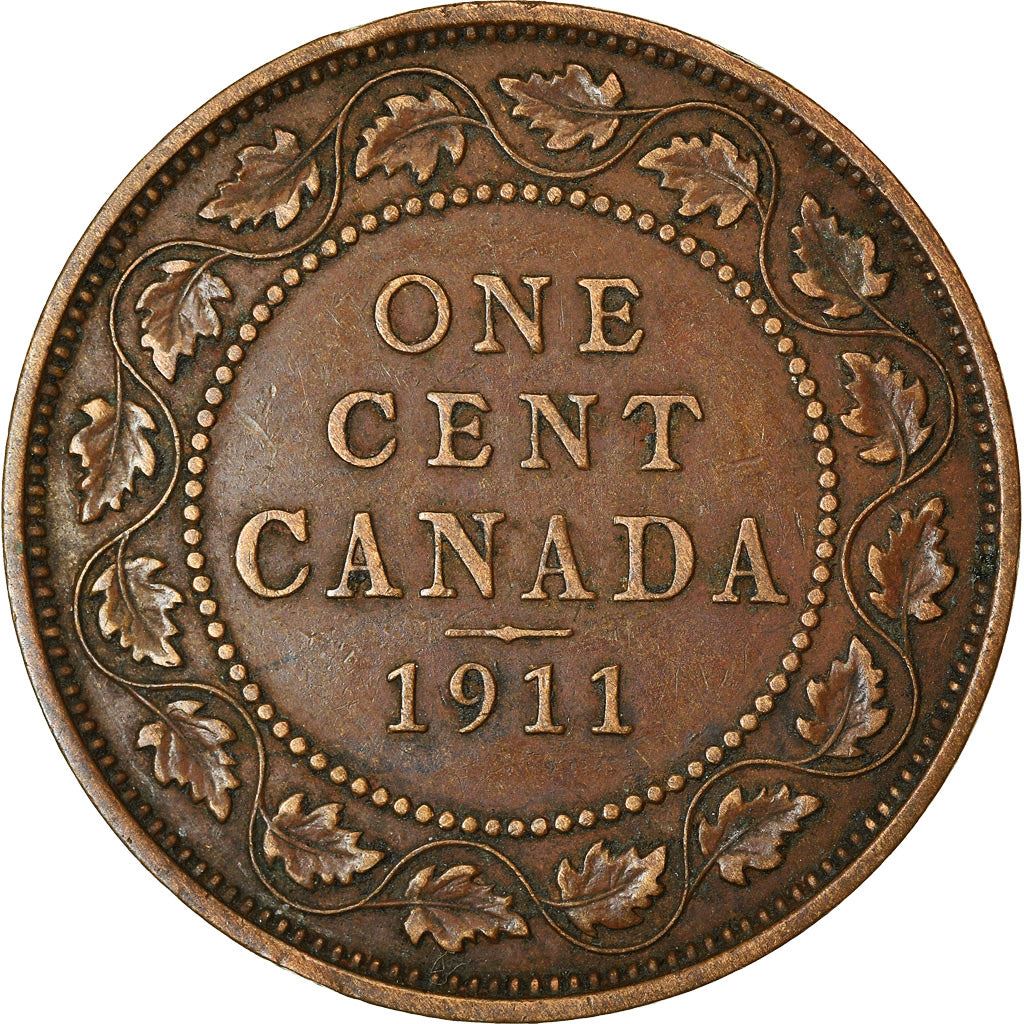 Canada | 1 Cent Coin | Bronze | KM:15 | 1911