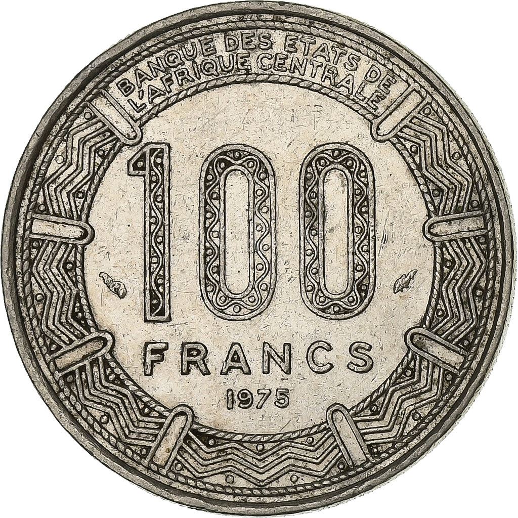 Gabon | 100 Francs Coin | Giant Eland | Km:13 | 1975 - 1985