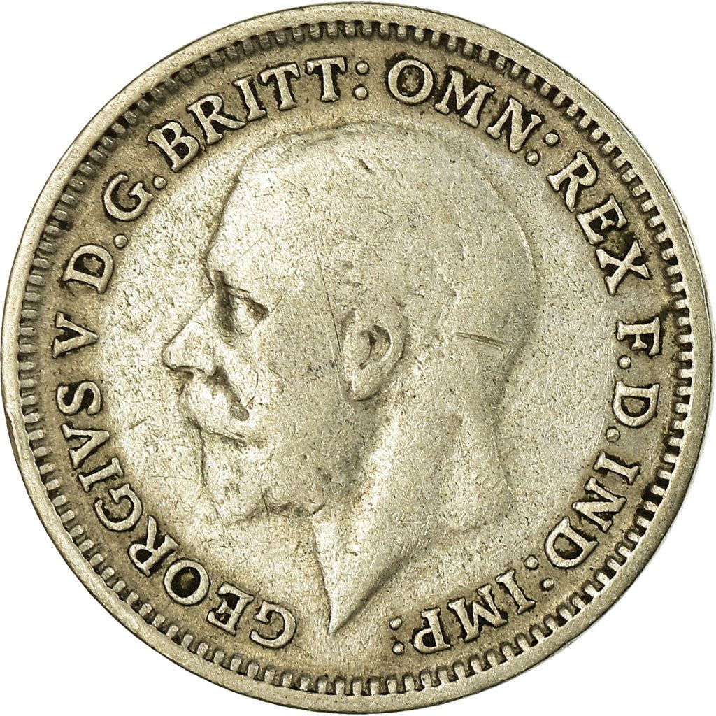 United Kingdom | 3 Pence Coin | George V | KM:831 | 1927 - 1936