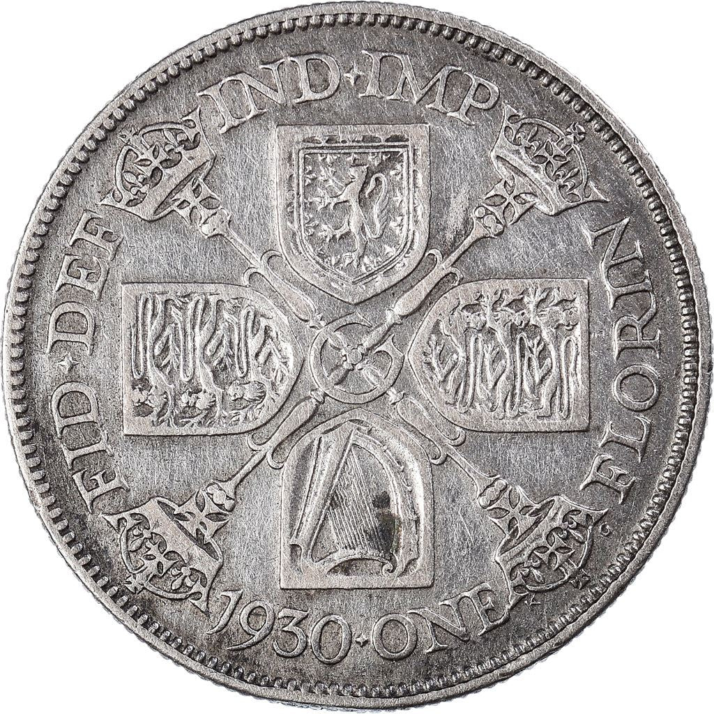 United Kingdom | 1 Florin Coin | George V | KM:834 | 1927 - 1936