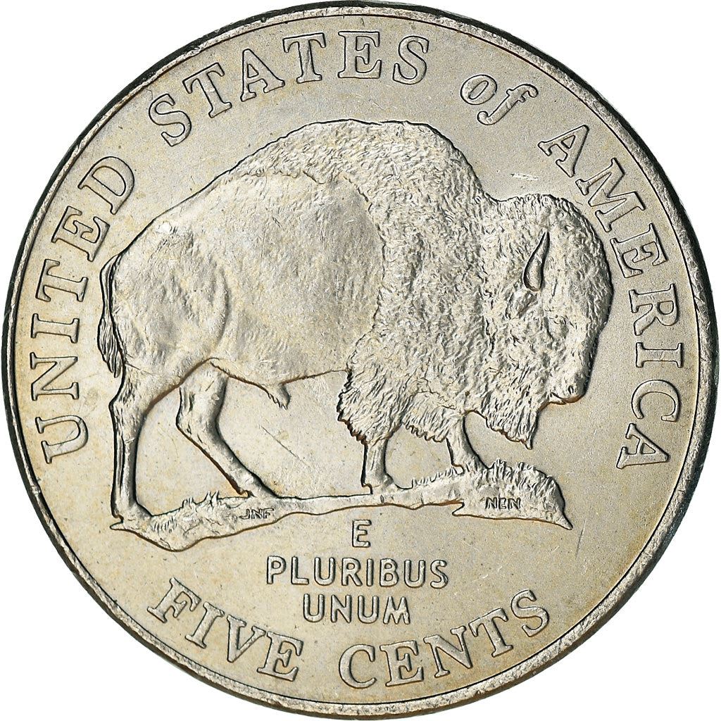 United States | 5 Cents Coin | Bison | Km:368 | 2005