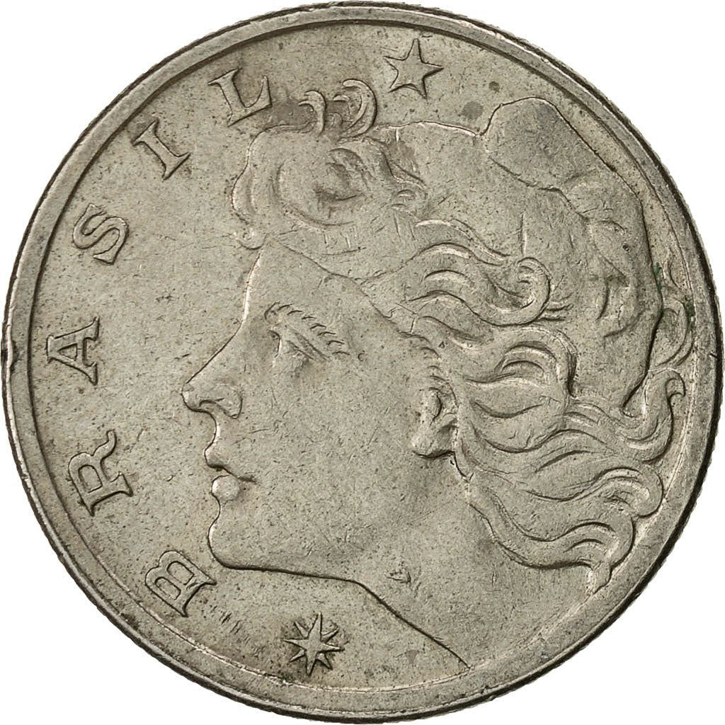 Brasil | Moneda de 10 Centavos | Efigie | Km:578 | 1967 - 1970