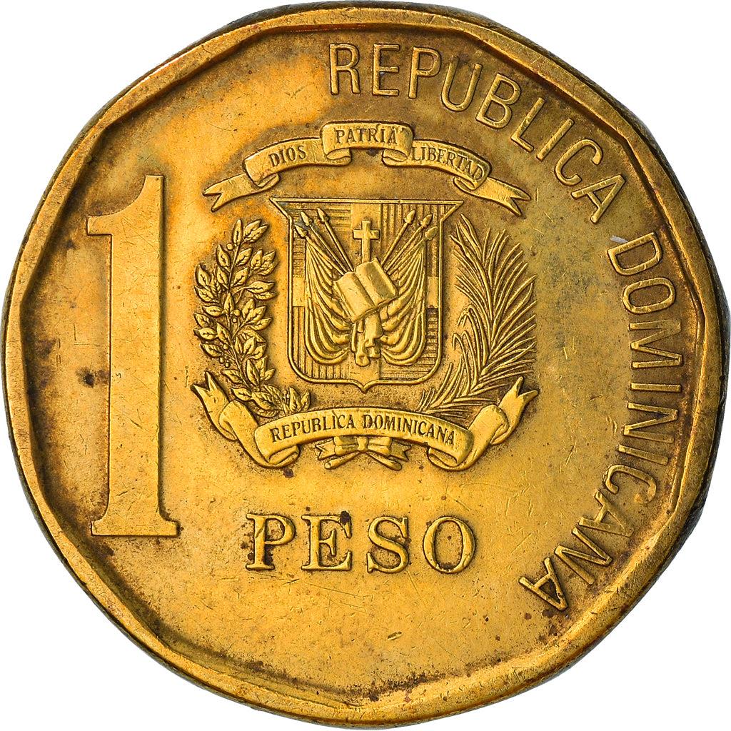 Dominican Republic | 1 Peso Coin | Juan Pablo Duarte y Diez | KM80 | 1991 - 2008
