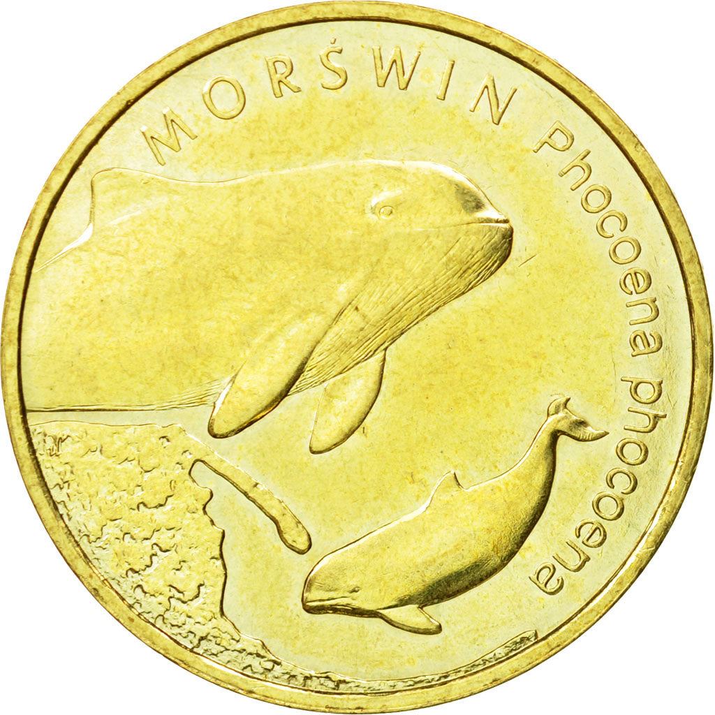 Poland | 2 Zlotys Coin | Morświn | Y:464 | 2004