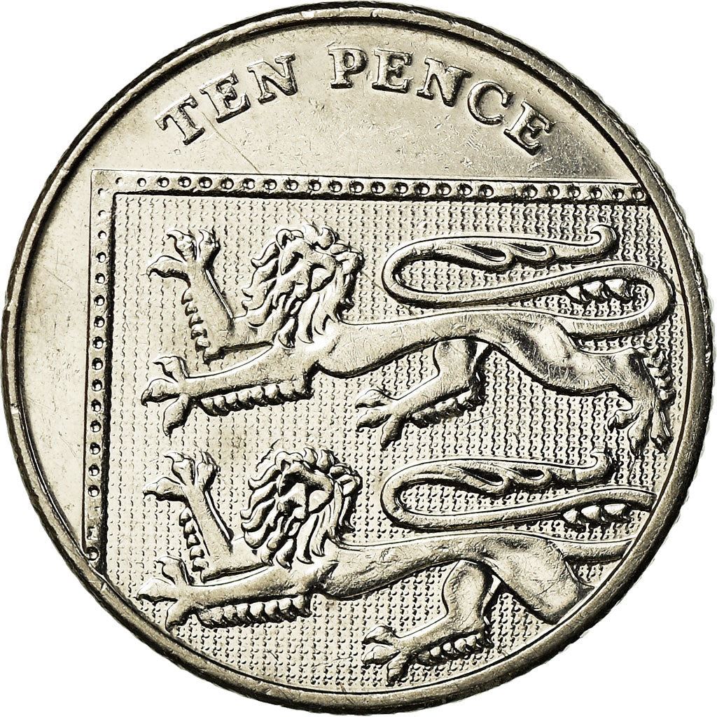 United Kingdom | 10 Pence Coin | Elizabeth II | Km:1110D | 2011 - 2015