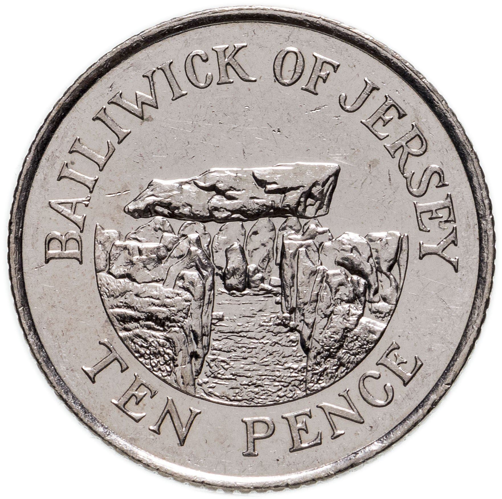Jersey | 10 Pence Coin | Faldouet Dolmen | KM:250 | 2012 - 2016