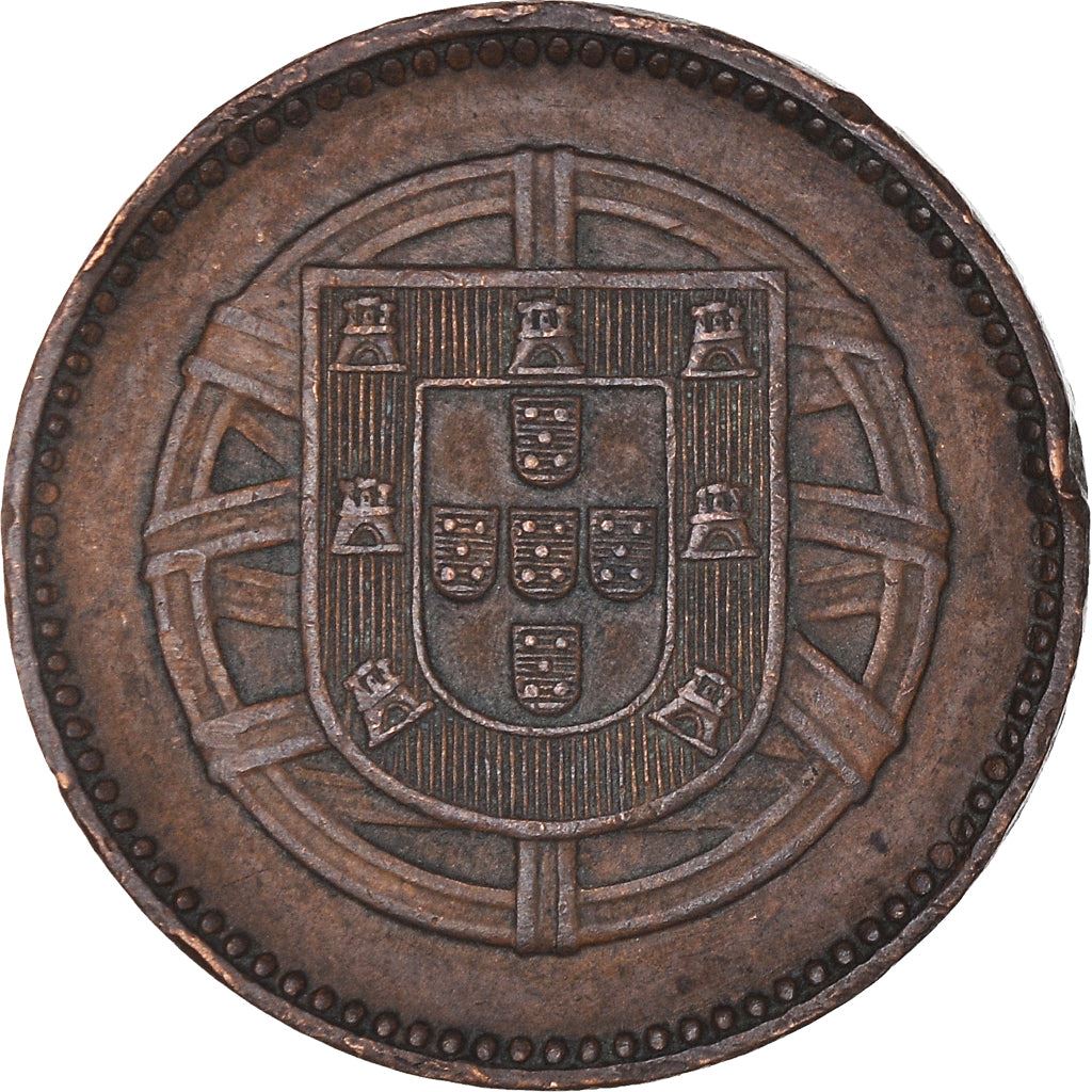 Portugal | Pièce de 2 centavos | Bronze | Sphère armillaire | Blason | Km : 568 | 1918 - 1921