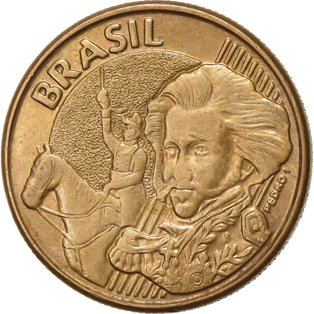 Brazil | 10 Centavos Coin | Pedro I | Km:649 | 1998 - 2024