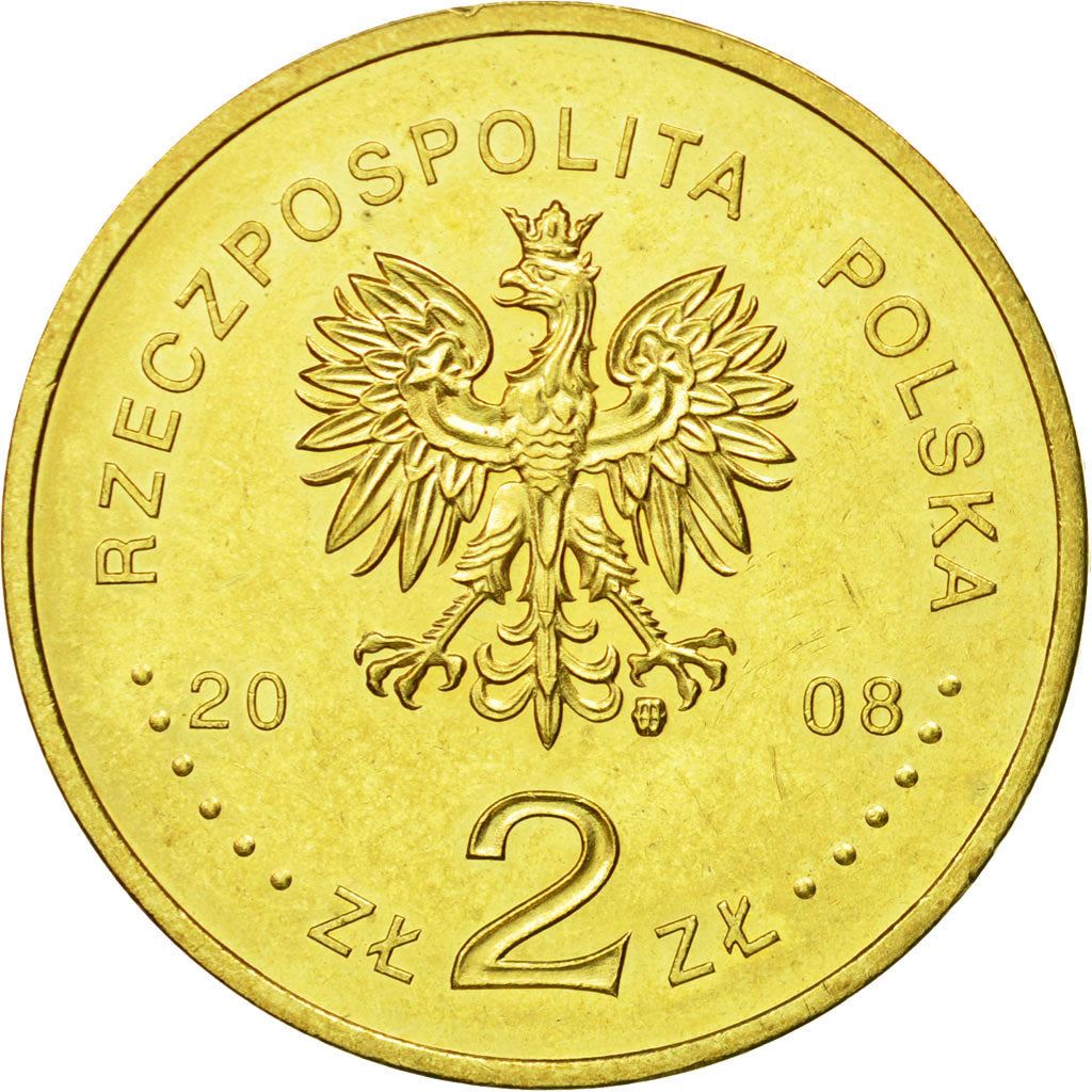 Poland | 2 Zlotys Coin | Settlement in North America | Y:659 | 2008