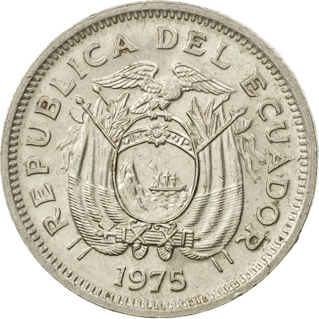 Ecuador | 20 Centavos Coin | Nickel clad steel | KM:77.2a | 1975-1981