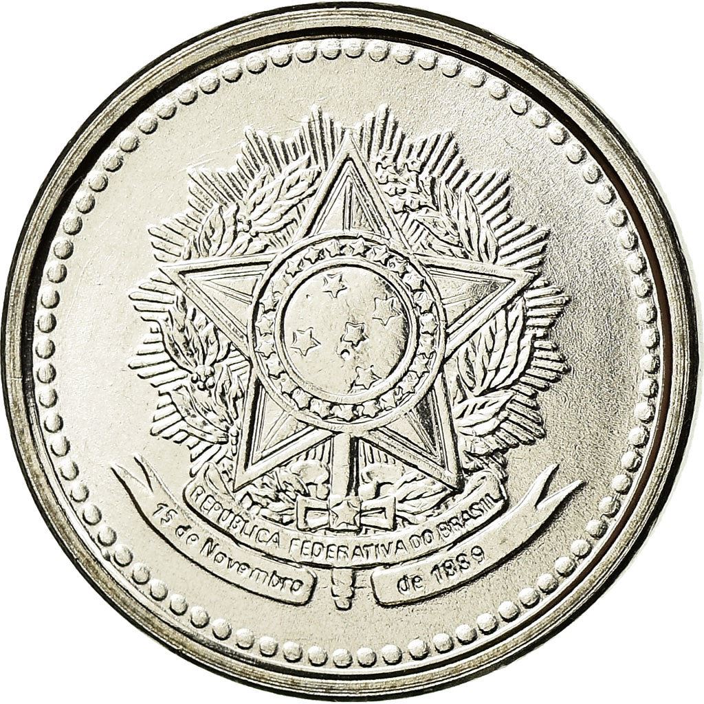 Монета Бразилии 5 сентаво KM601 1986 - 1988