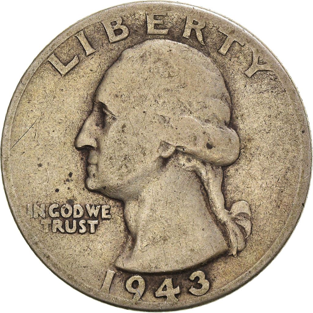 アメリカ合衆国 | 1/4ドル硬貨 | ジョージ・ワシントン | KM:164 | 1932年 - 1964年