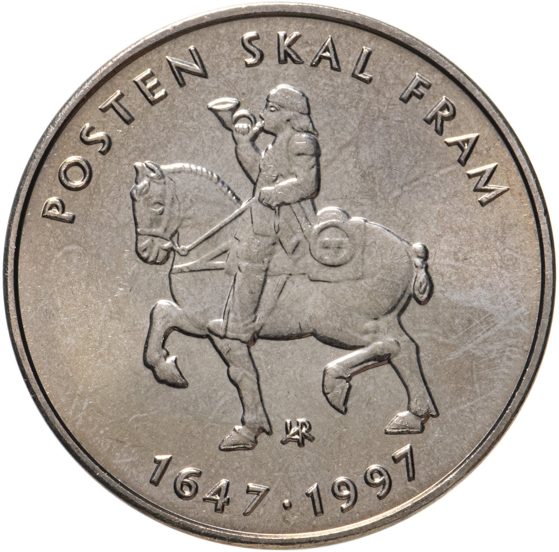 Norway | 5 Kroner Coin | Norwegian Postal Service | KM:461 | 1997