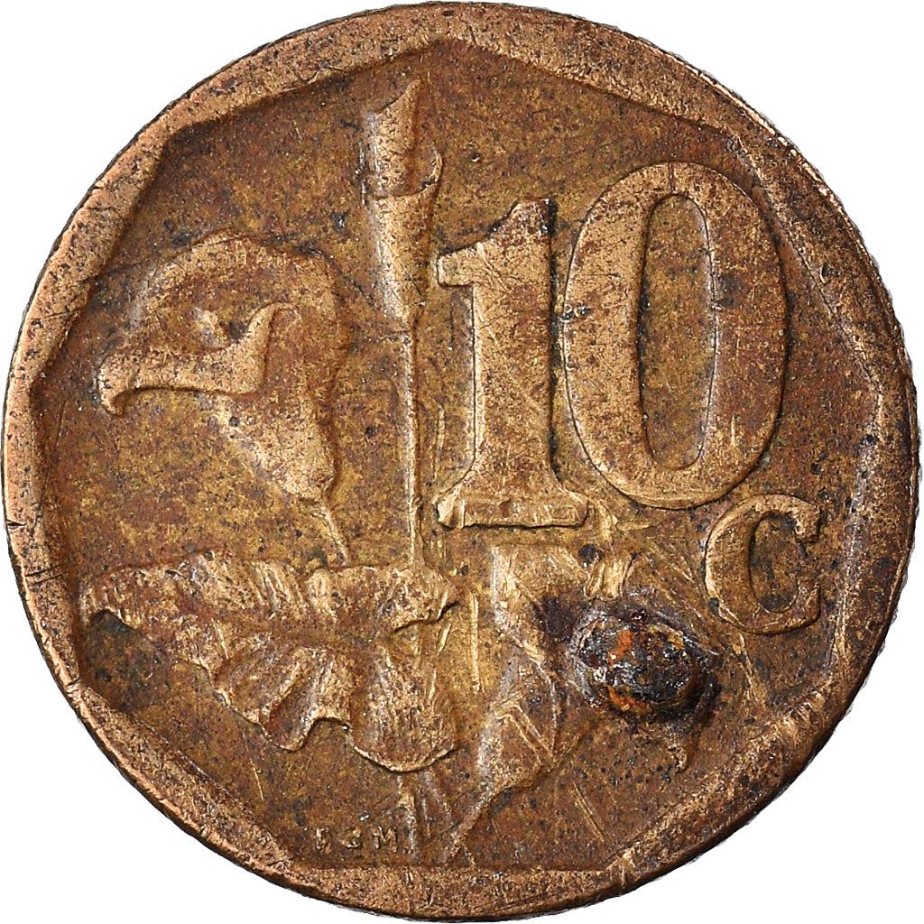 South Africa 10 Cents Zulu Legend - iNingizimu Afrika Coin KM441 2008