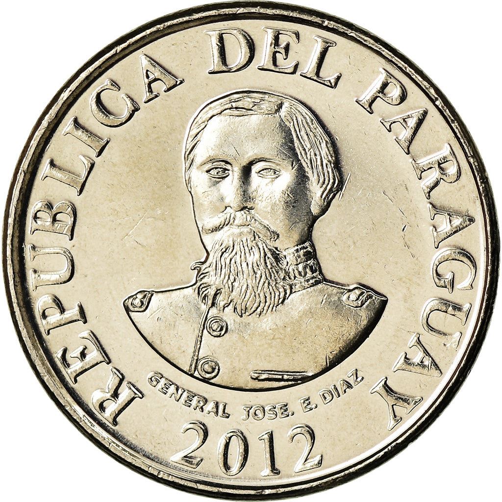 Paraguay | 100 Guaranies Coin | José Eduvigis Díaz | Km:177B | 2006 - 2022