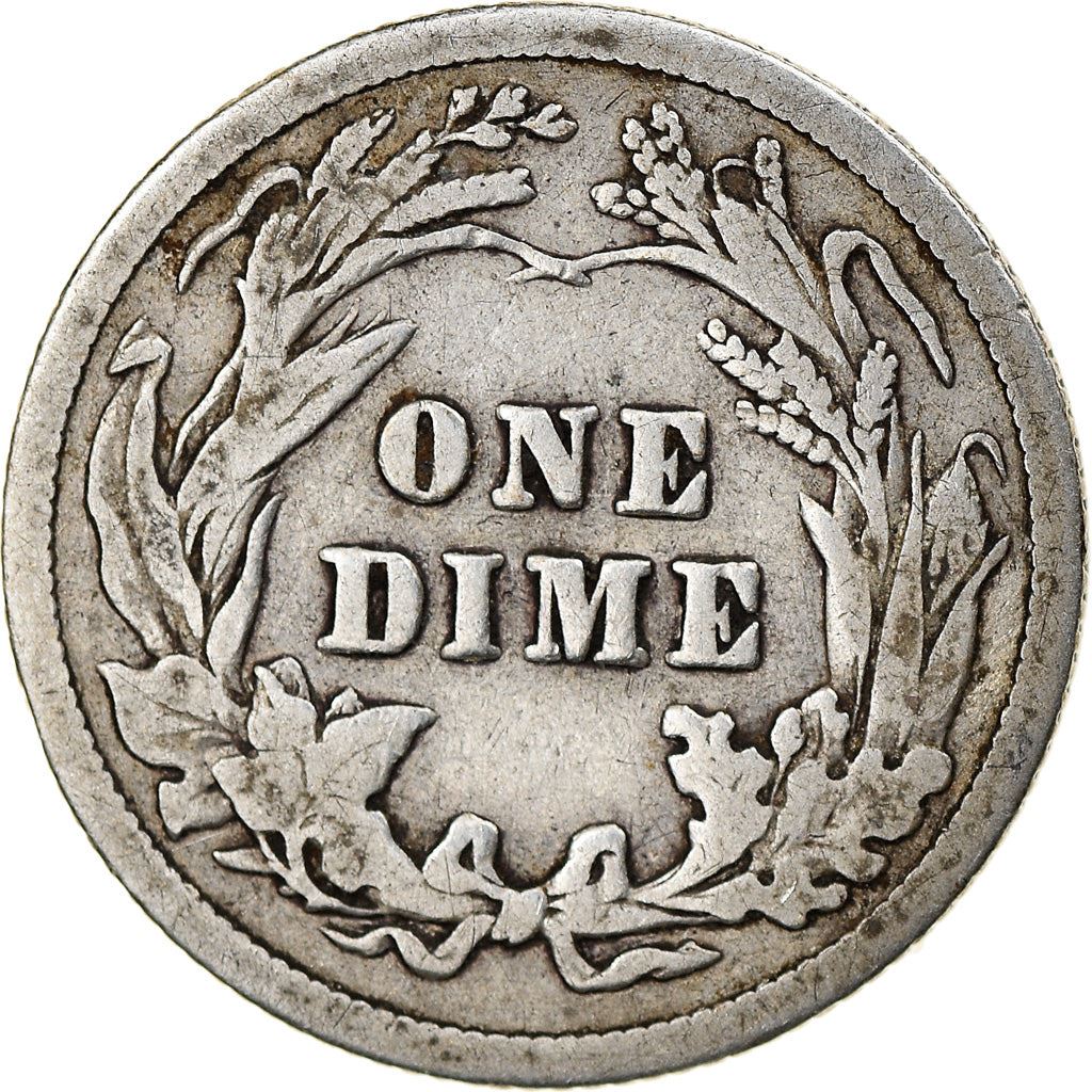 United States | 1 Dime Coin | Barber Dime | KM:113 | 1892 - 1916