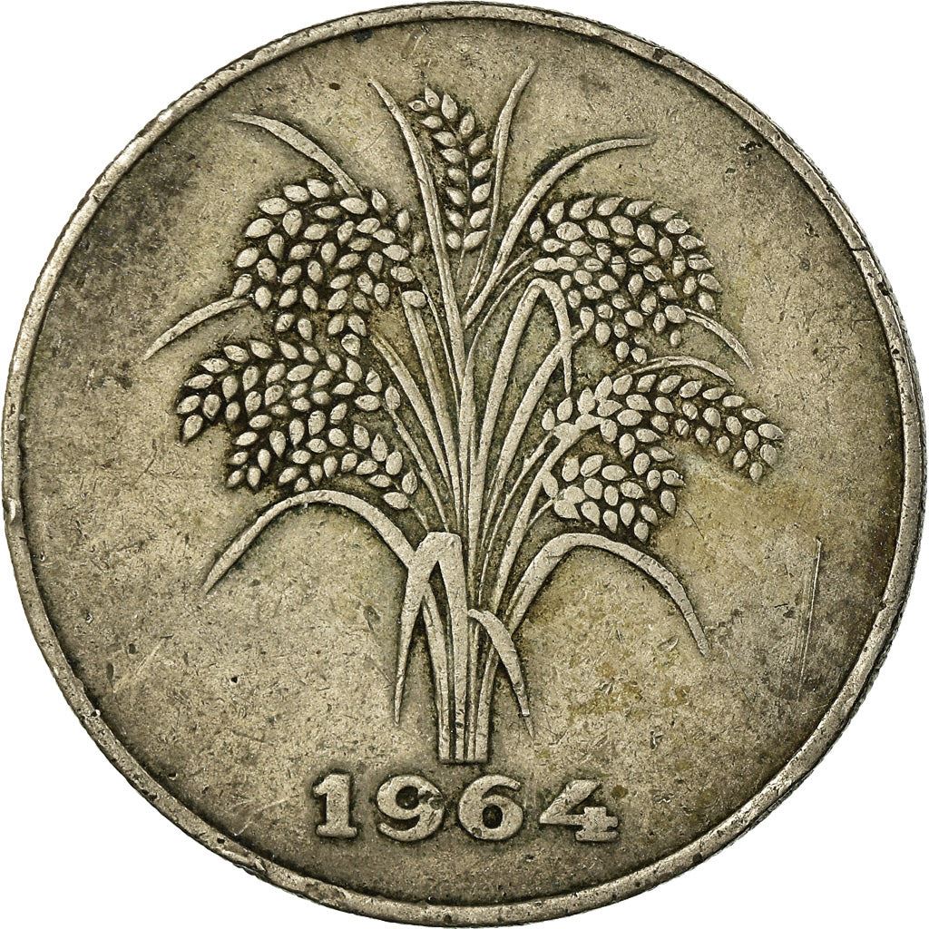 Vietnam › South Vietnam | 10 Dong Coin | Rice stalks | Km:8 | 1964 - 1967