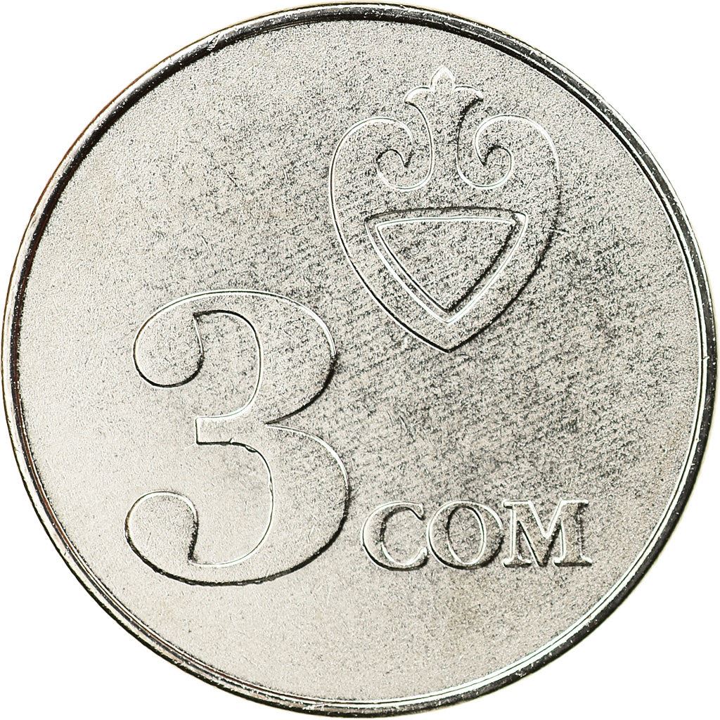 Kyrgyzstan 3 Som Coin | Falcon | Kookor | KM15 | 2008