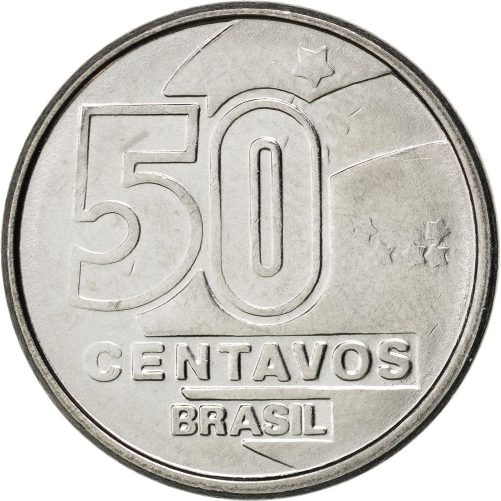 Brazilië 50 Centavos Rendeira Munt KM614 1989 - 1990