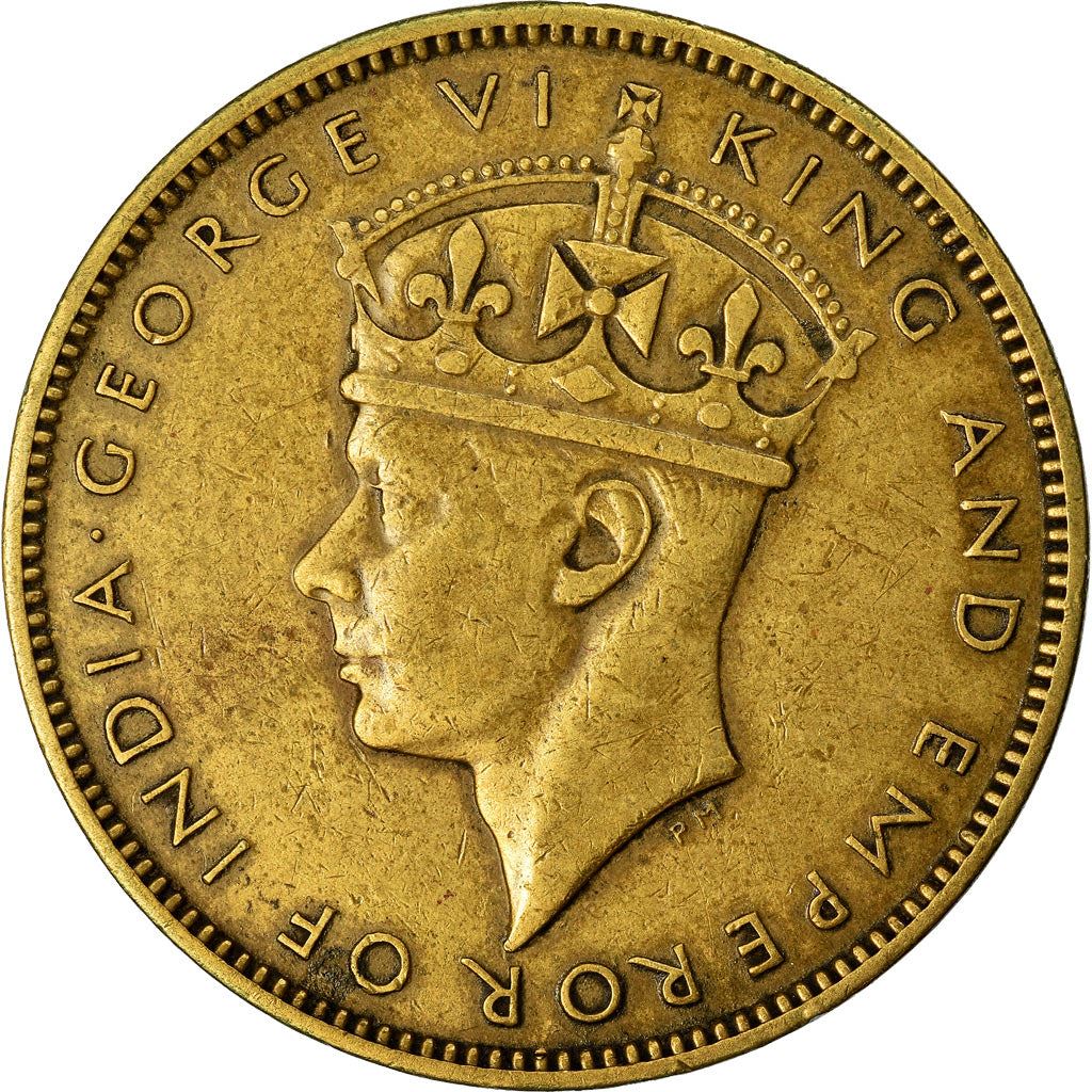美品+　英領ジャマイカ　1960年　ジョージ6世　10シリング　P-60 10 Shillings - George VI (Blue) - Jamaica – Numista