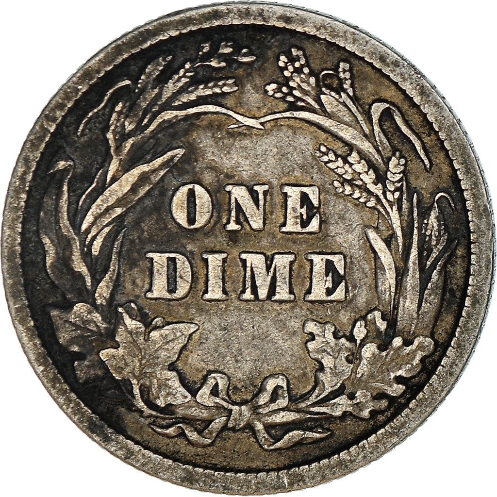 United States | 1 Dime Coin | Barber Dime | KM:113 | 1892 - 1916