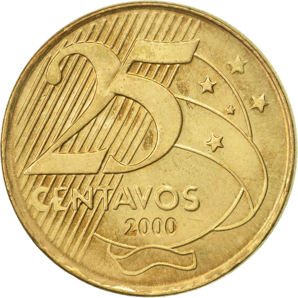 Brazil | 25 Centavos Coin | Deodoro da Fonseca | Km:650 | 1998 - 2024