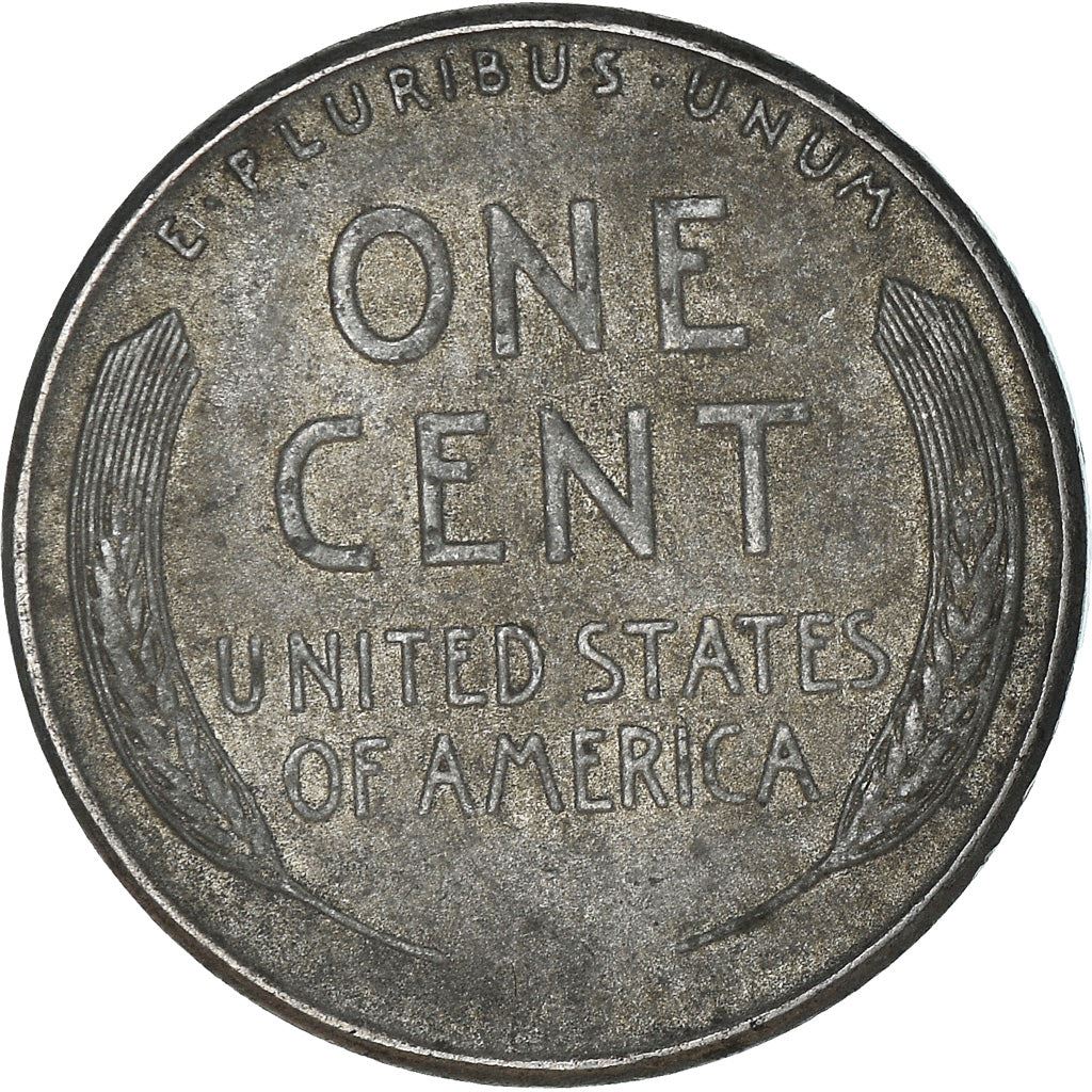 アメリカ合衆国 | 1セント硬貨 | エイブラハム・リンカーン | Km:132A | 1943年 - 1944年