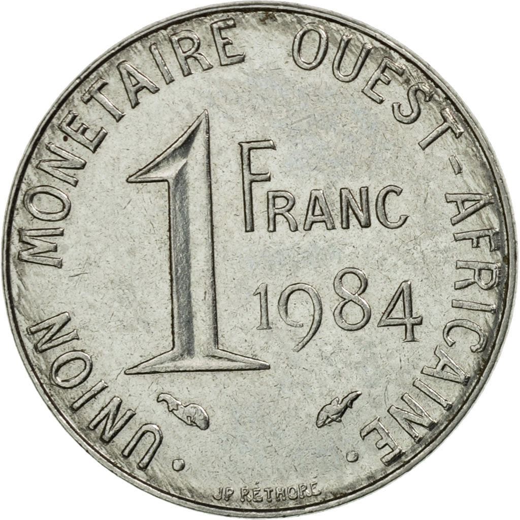 Western African States | 1 Franc Cfa Coin | Emblem of Central Bank | Km:8 | 1976 - 2011