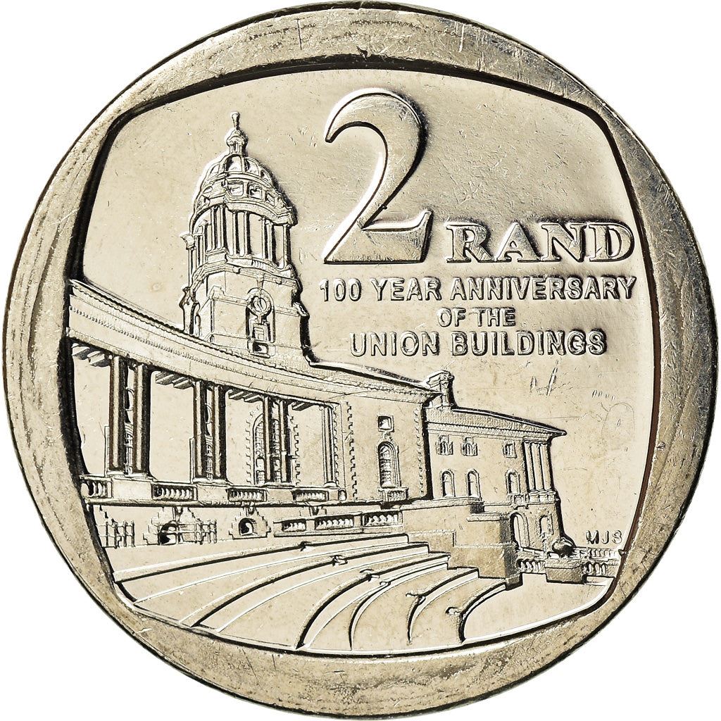 South Africa | 2 Rand Coin | Union Buildings | 100th Anniversary | Uc:101 | 2014