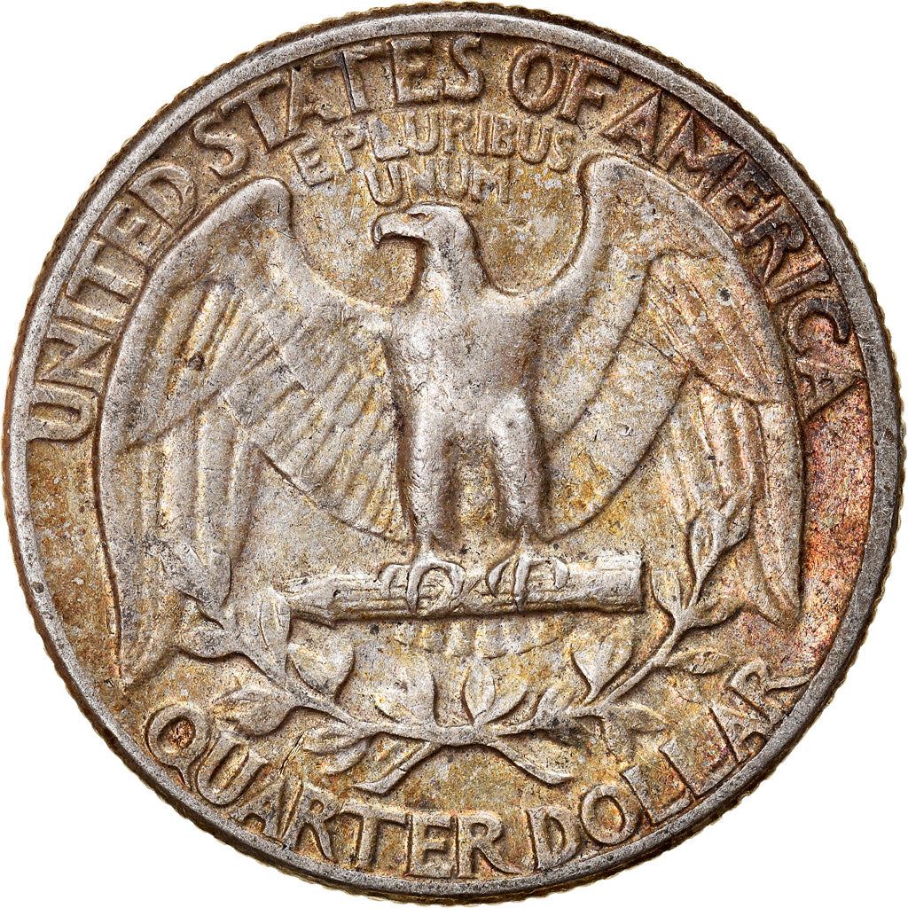 アメリカ合衆国 | 1/4ドル硬貨 | ジョージ・ワシントン | KM:164 | 1932年 - 1964年