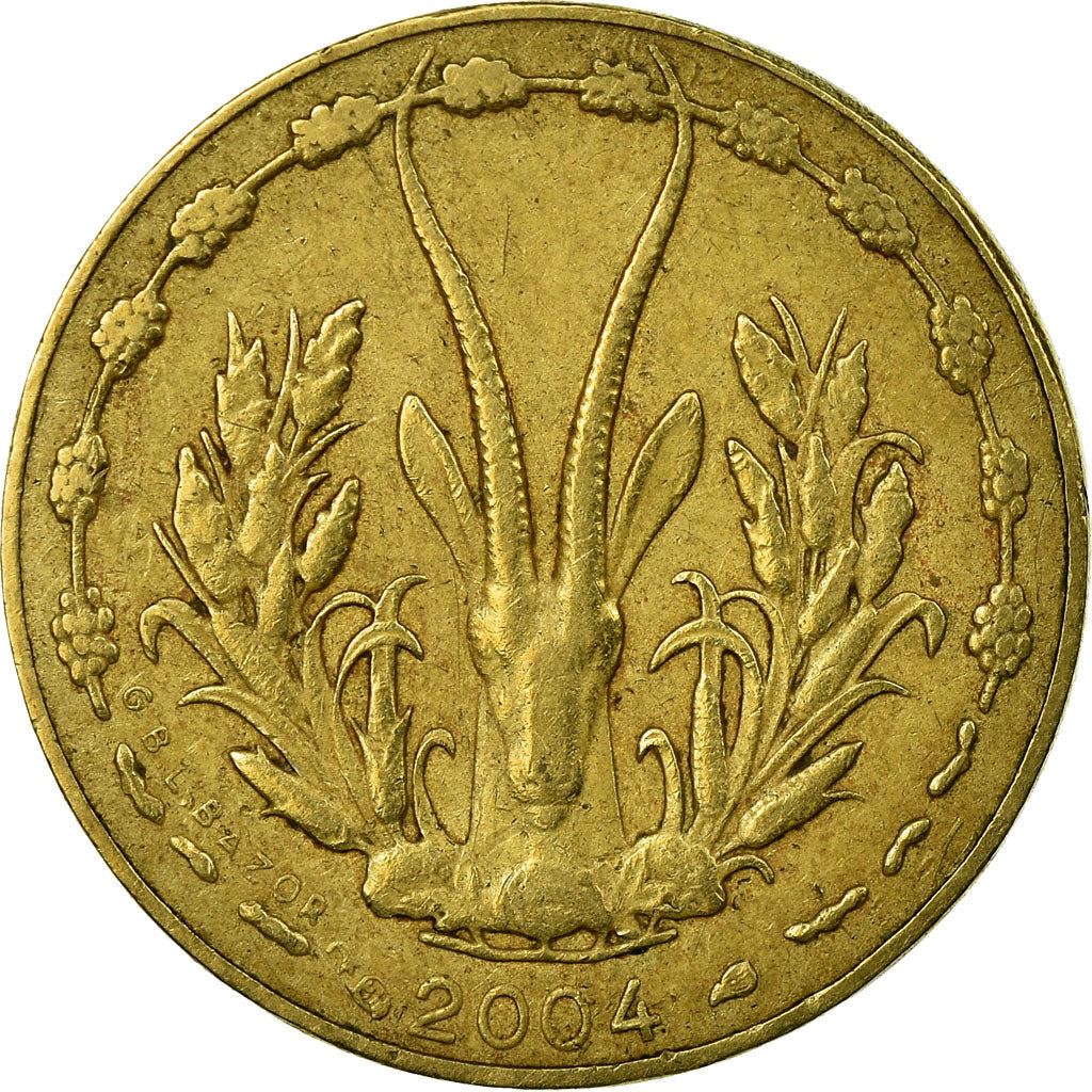 Western African States | 5 Francs Cfa Coin | Emblem of Central Bank | Gazelle | Km:2A | 1965 - 2023