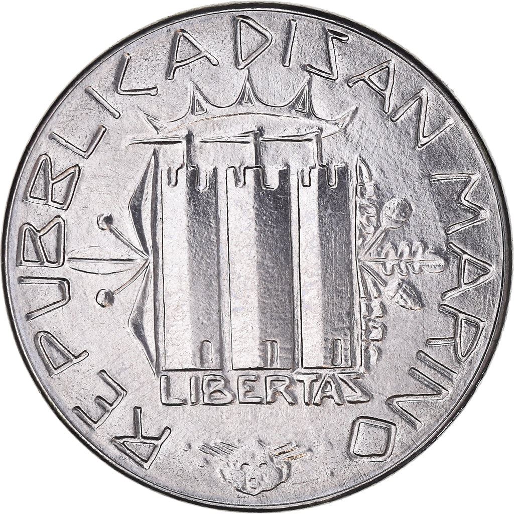 San Marino | 100 Lire Coin | Redemption from drugs | Km:179 | 1985