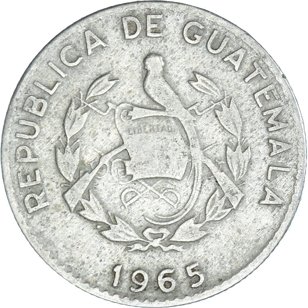 Guatemala | 5 Centavos Coin | Kapok Tree | Km:266 | 1965 - 1970