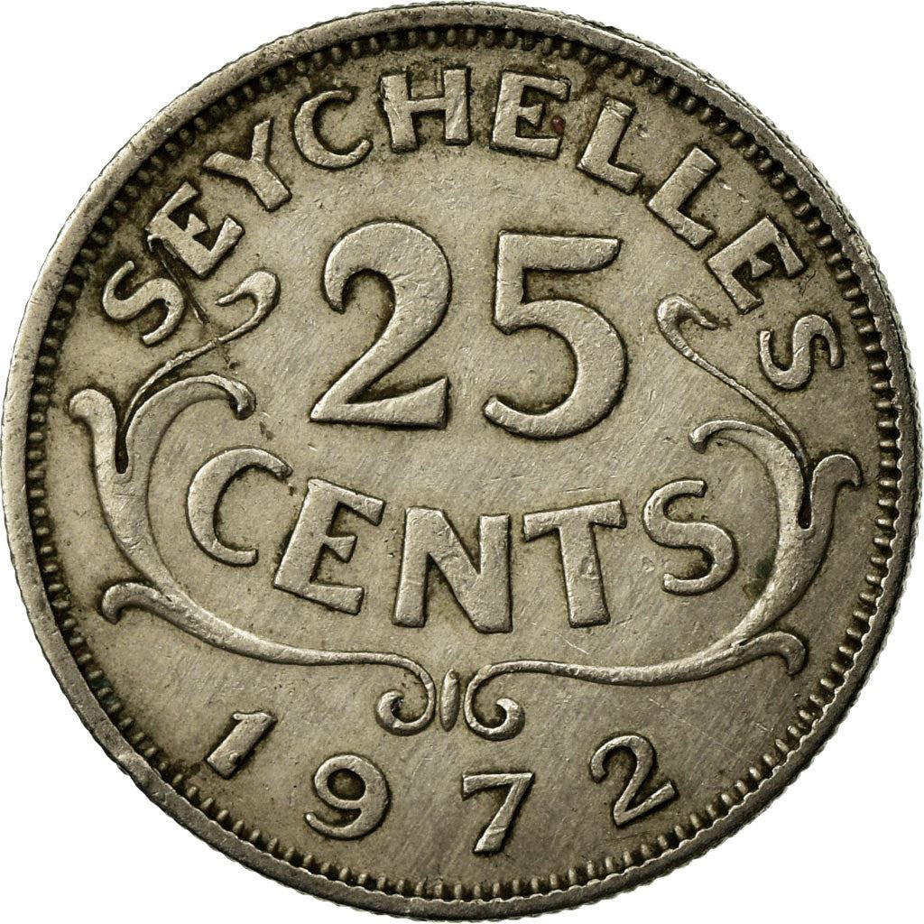 Seychelles | 25 Cents Coin | Elizabeth II | Km:11 | 1954 - 1974