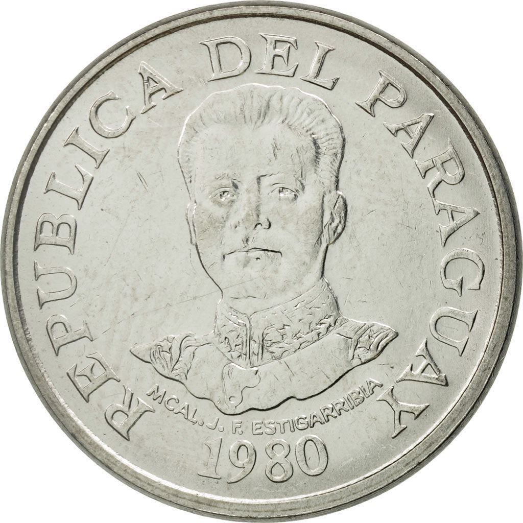 Paraguay | 50 Guaranies Coin | José Félix Estigarribia | Km:169 | 1980 - 1988