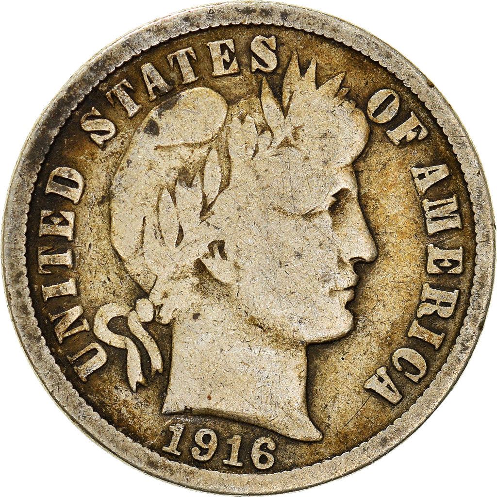 United States | 1 Dime Coin | Barber Dime | KM:113 | 1892 - 1916