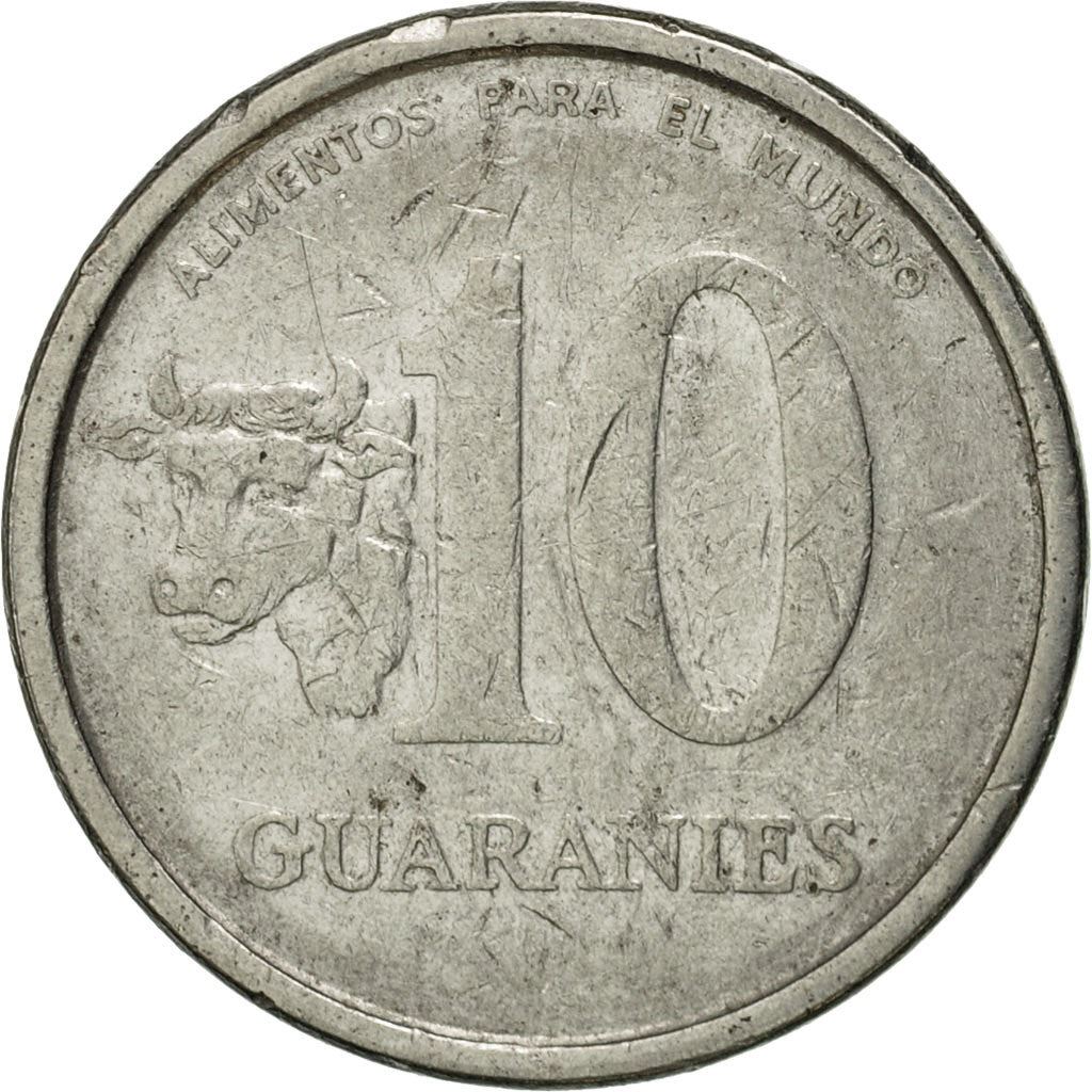 Paraguay | 10 Guaranies Coin | FAO | Km:167 | 1978 - 1988