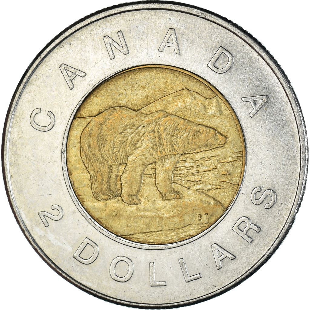 Canada | 2 Dollars Coin | Polar bear | Km:496 | 2003 - 2006