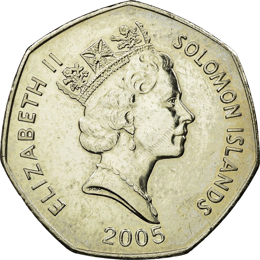 Salomonöarna | 1 Dollarsmynt | Elizabeth II | Havsanda | Km:72 | 1996 - 2005