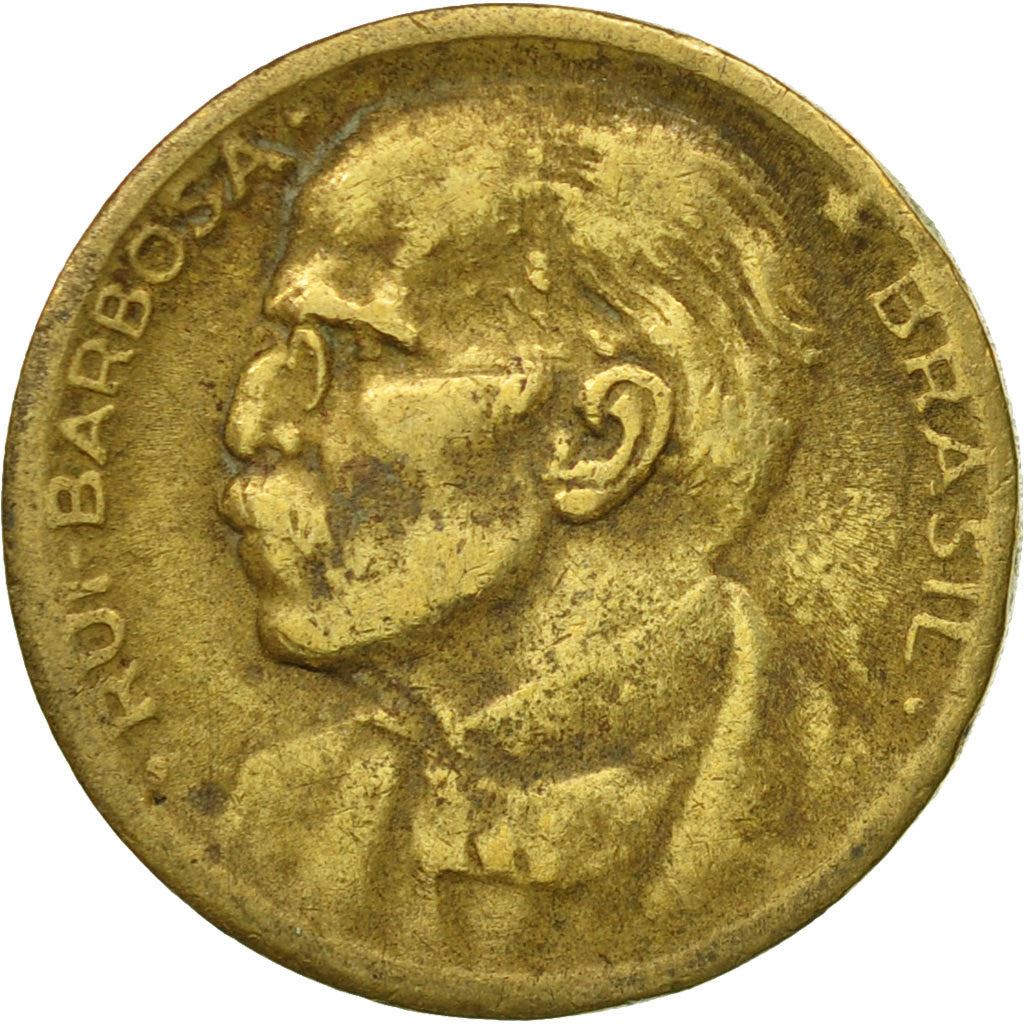 Brazil | 20 Centavos Coin | Ruy Barbosa | Km:562 | 1948 - 1956
