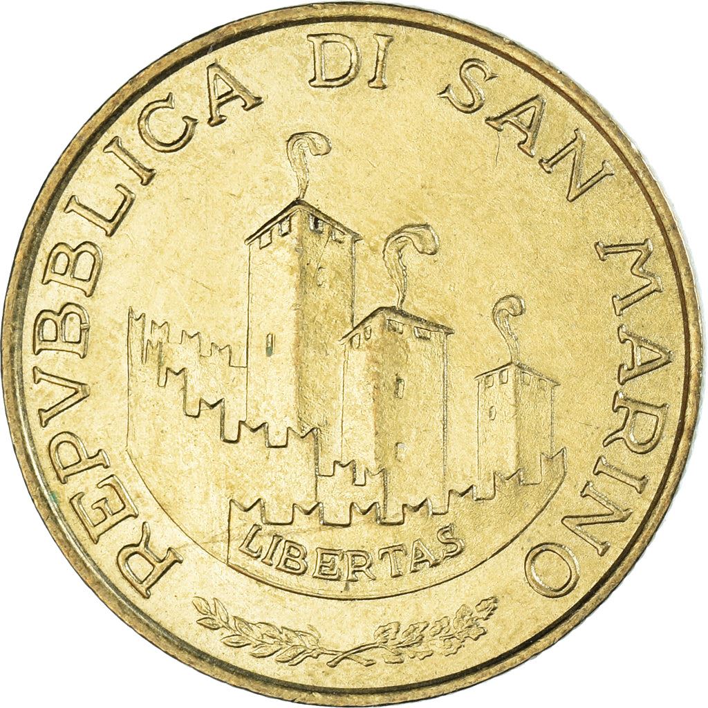 San Marino | 200 Lire Coin | Gates of San Marino | Km:300 | 1993