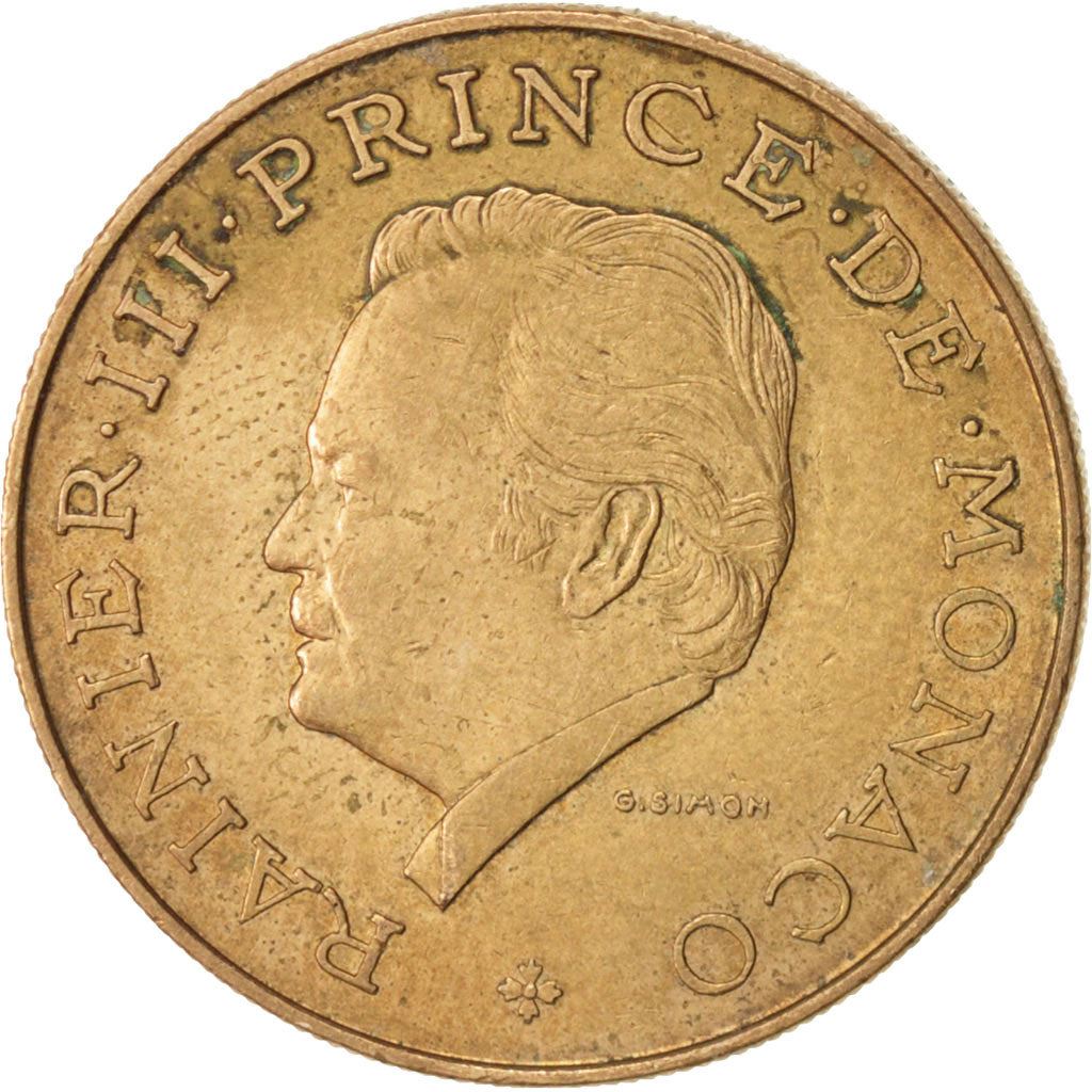 Monaco | 10 Francs Coin | Rainier III | Km:154 | 1975 - 1982